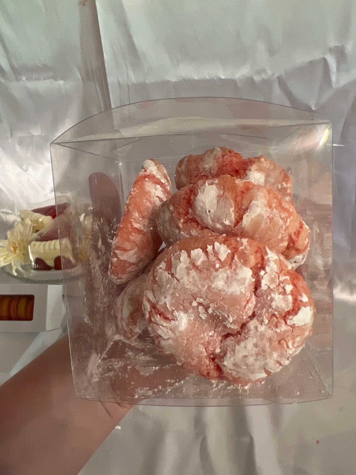 Strawberry cake cookies (8)